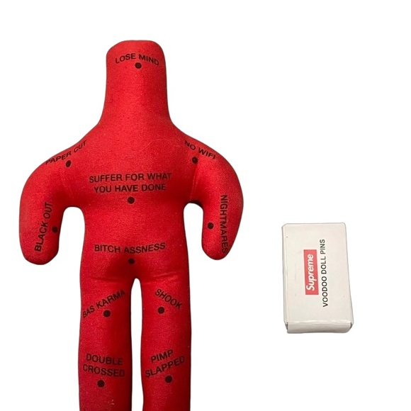 Supreme Box Logo Red Voodoo Doll - Picture 2 of 11